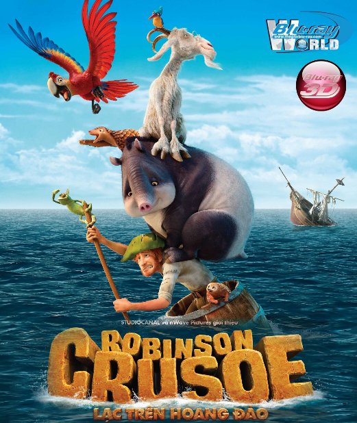 D302.Robinson Crusoe - The Wild Life 2016 - Lạc Trên Hoang Đảo 3D25G (DTS-HD MA 5.1)